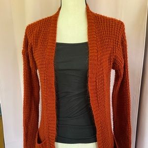 Rust cardigan